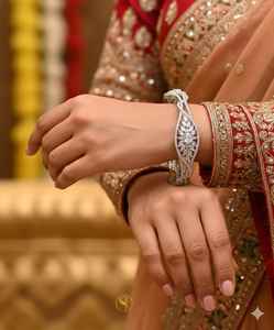 กำไลทองชุบคุณภาพดีเยี่ยมสำหรับผู้หญิง เหมาะสำหรับงานแต่งงานและงานเลี้ยง  ราคาสุดคุ้มค่า - Product Image 5