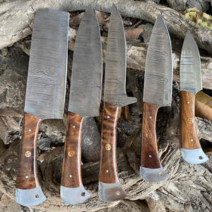 Juego de cuchillos de chef, solución completa de cuchillos de cocina para hogares modernos y cocina profesional, juegos de cuchillos de chef de acero de Damasco - Product Image 1