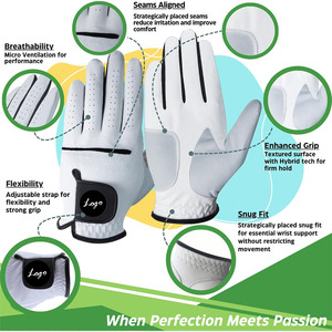 Guantes de Golf para Hombre, para Todo Clima y de Cuero - Product Image 4