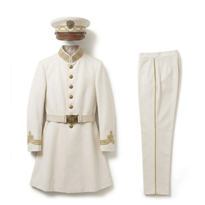 Uniforme Marítimo Masculino de Alta Calidad, Transpirable, de Algodón/Lana, con Estilo Tradicional para Ocasiones Ceremoniales - Product Image 1