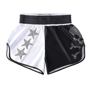 Pantalones Cortos de Boxeo de Alta Calidad con Logotipo Personalizado del Equipo, Pantalones Cortos de Lucha que Absorben la Humedad, Ropa Deportiva para Campeonato - Product Image 2