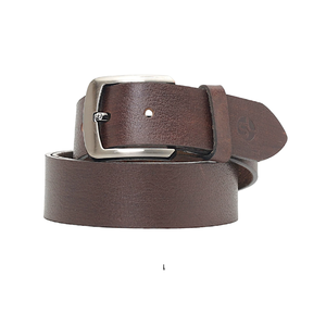 Ceinture en cuir véritable pour homme, ceinture décontractée pour jeans, ceinture en cuir véritable haute résistance, boucle en laiton - Product Image 3