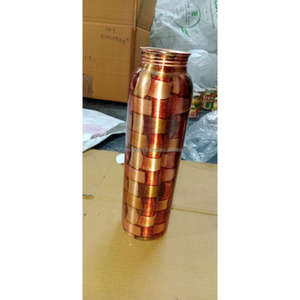 Personalized <b>Water</b> <b>Bottle</b> for Males & Females Good for Health Copper <b>Bottle</b> <b>Custom</b> Logo Print Ayurvedic Approved Copper <b>Bottle</b> - Product Image 6