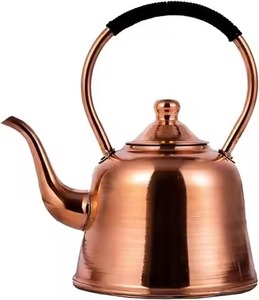 Premium Durable Eco-Friendly Microwave Safe Stainless Steel Tea <b>Pot</b> <b>Lid</b> Handle Modern Design Beverage Server for Catering - Product Image 4