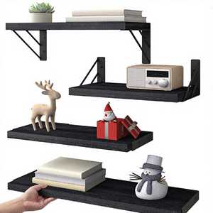 Organizador de Almacenamiento de Madera Moderno de 4 Cubos, Estantería Cuadrada Abierta para Libros, Mueble para el Hogar, Oficina, Sala de Estar y Dormitorio - Product Image 6