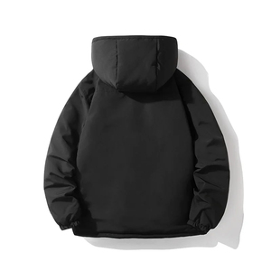 Chaqueta Vaquera Casual de Invierno para Hombre, Cuello Alto, Lona Impermeable, Resistente al Viento, Transpirable, Acolchada, Estilo Urbano - Product Image 2