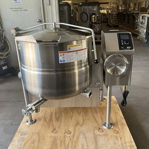 หม้อต้มแบบเอียงได้ขนาด 40 แกลลอน รุ่นใหม่ ยอดนิยม พร้อมระบบไอน้ำ 2/3 ชั้น รุ่น KGL40T สำหรับทำซุป ตัดผม และงานจัดเลี้ยง - Product Image 1