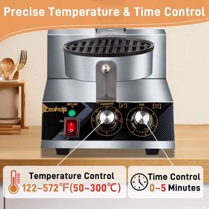 "1200W 110V Belgian <b>Waffle</b> <b>Maker</b>-Non-Stick Single Head Round" - Product Image 4