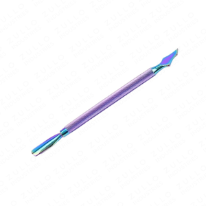 Pousse-cuticules robuste en acier inoxydable multicolore, outil de nettoyage et d'élimination des cuticules de précision pour manucure et pédicure, vente en gros - Product Image 4