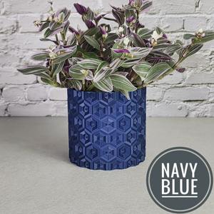 Maceta de metal con diseño de acabado dorado de alta calidad, perfecta para decoración de interiores del hogar y como adorno para mesa auxiliar de dormitorio. - Product Image 6