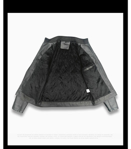 Chaqueta de Cuero PU Acolchada para Hombre 2025, con Capucha Estilo Motociclista, Resistente al Viento, Impermeable y Retardante de Llama, en Talla Europea - Product Image 2
