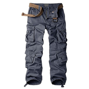 Pantalones Jogger Cargo de Lona Ligeros y Transpirables para Hombre, Diseño Personalizado 2026, Lavado Ácido, Estampados, con Bolsillos Laterales, para Entrenamiento - Product Image 3
