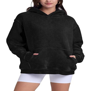 Sudadera con Capucha Personalizada Little Paws para Mujer, Sudadera de Forro Polar con Logotipo Frontal, Impermeable, 320g, Poliéster/Algodón, Invierno Premium - Product Image 3