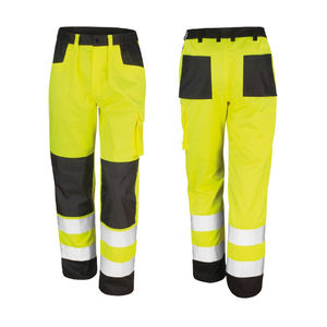 Pantalones de Trabajo Unisex de Alta Visibilidad, Ligeros, de Algodón, con Cinta Reflectante Multicolor, Logotipo Personalizable, Ropa de Trabajo de Seguridad - Product Image 1