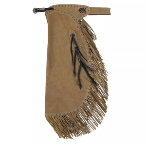 Fashionable <b>Men</b> or Genuine <b>Leather</b> Western <b>Chaps</b> Custom Logo Embroidery Shiny <b>Leather</b> Riding High Quality <b>Chaps</b> - Product Image 1