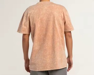 Camiseta Deportiva Vintage de Alta Calidad, Personalizable con Logotipo, Hombros Caídos, Lavado Ácido Premium - Product Image 2