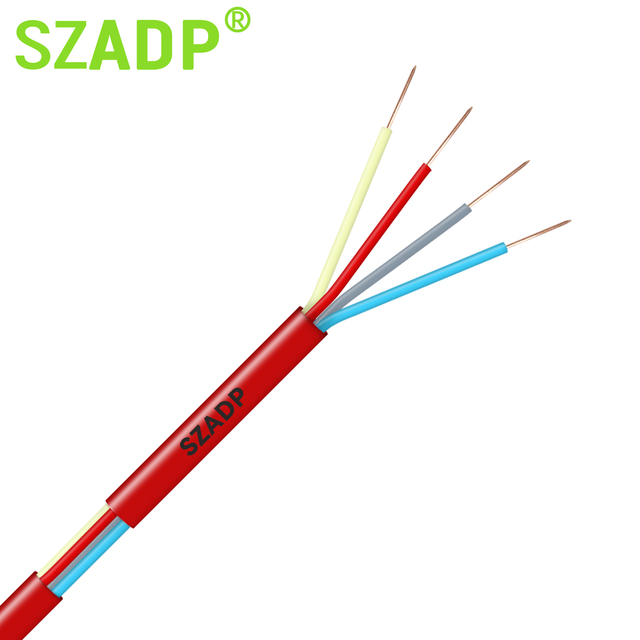 Wholesale 4cores 2cores Fire Alarm Cable for Security Systems 1.5mm 2.5mm Fire Resistance Cable Fire Rated Cable
