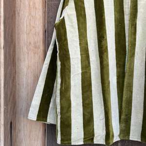 Veste boléro en velours bohème |   Rayures Automnales Brûlantes - Product Image 3