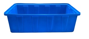 ถังพลาสติกทรงสี่เหลี่ยมคุณภาพสูง/ ภาชนะ PP อุตสาหกรรม ขนาด 82x157-105x176-157 ซม. ถังเก็บน้ำพลาสติกขนาดใหญ่ แข็งแรง ทนทาน ซ้อนเก็บได้ - Product Image 5