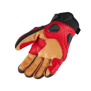 Gants de moto en cuir noir pour motards Pro-bikers, protection imperméable, hiver et été - Product Image 2