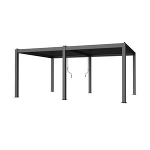 Pannello Parasole Manuale a Lamelle per Esterni, Pergola Multifunzione per Patio e Uso Interno - Product Image 1