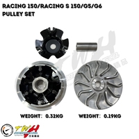 Set Pulley Racing Sepeda Motor TWH Racing150 G5 G6 Buatan Taiwan untuk KYMCO