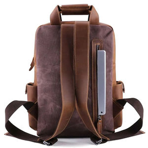 Sac à dos en cuir de qualité supérieure, sac à dos de voyage en cuir, sac à dos pour ordinateur portable, sac à dos en cuir pour usage quotidien décontracté - Product Image 2