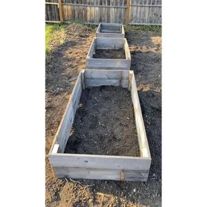 Premium Raised <b>Garden</b> Bed Kit Natural Solid Fir Wood Elevated <b>Planter</b> Box With Stair Step Design For <b>Vegetables</b> Herbs - Product Image 2