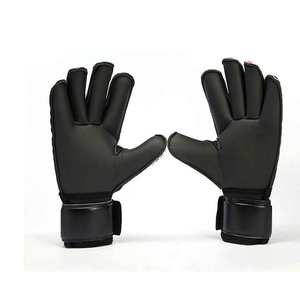 Football Goalkeeper Gloves White Pink PU Material Full Finger Non-Slip Breathable Adjustable Wrist <b>Strap</b> Unisex - Product Image 1