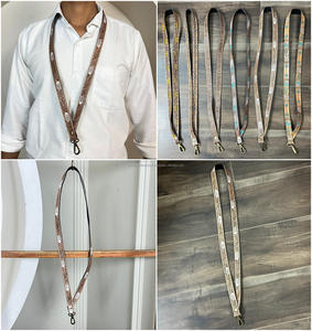 สายคล้องบัตรประชาชนดีไซน์หนังวัวแบบใช้มือสายคล้องคอสำหรับการประชุมโรงเรียนสำนักงานมาใหม่2025 - Product Image 3