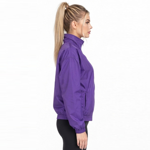 OEM Custom Logo Women Stand Collar Windbreaker <b>Jacket</b> Casual Windproof Hiking <b>Jackets</b> 100% Nylon Quick Dry <b>Ladies</b> Rain <b>Jacket</b> - Product Image 3