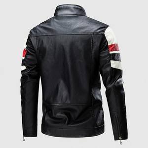 Chaquetas de Cuero Genuino Premium para Motociclistas, Chaquetas Casuales Elegantes para Invierno, Ropa Exterior de Cuero Suave para Hombre - Product Image 2