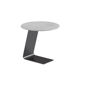 Mesa de Centro Redonda de Lujo Dorada para Sala de Estar, Mueble Pequeño para Café con Base de Metal Dorado y Vidrio - Product Image 5