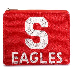 Porte-monnaie perlé de créateur B TIGERS pour femmes, pochette de luxe faite à la main avec cristaux et perles - Product Image 6