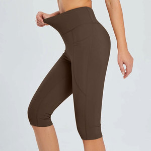 Prix de gros, fabrication sur mesure, capri pour femmes, faible MOQ, capri léger, capri pour femmes les plus vendues - Product Image 4