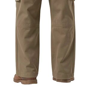 Mens Midweight Summer Cargo Pants Slim Fit Cotton Polyester Quick-Dry Breathable <b>Elastic</b> Waist <b>Lace</b> Casual Workwear - Product Image 4