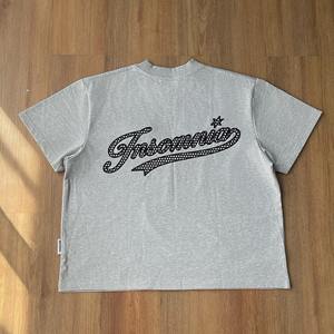 Camiseta Unisex OEM ODM, Corte Cuadrado, 100% Algodón, Impresión Serigráfica, Bordado 3D Personalizado, Ecológica, Transpirable, Talla Grande - Product Image 6