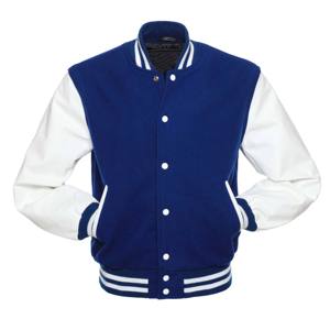 High Quality Men's 100% Cotton Stand Collar Varsity Jacket-Stylish Durable Breathable Winter Jacket for Casual & <b>Athletic</b> Use - Product Image 2