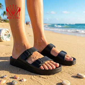 Sandalias de Plataforma con Punta Abierta y Amortiguación Suave de EVA, Chanclas Casuales para el Hogar y la Playa, Venta Directa de Fábrica al por Mayor - Product Image 6