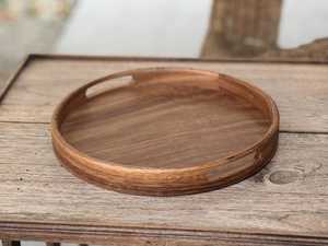 Plateau en bois naturel pour servir les aliments et la décoration intérieure - Product Image 3