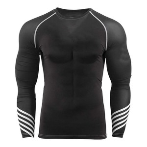 Rashguard à manches longues pour homme, protection solaire, séchage rapide, élastique, avec service OEM, design professionnel, logo personnalisé. - Product Image 2