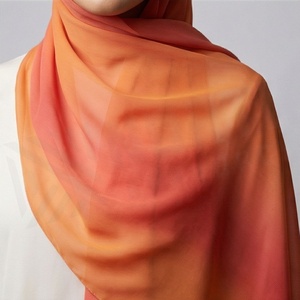 Hiyab de Chifón de Color Sólido para Mujer, Transpirable, para Uso Diario, Pañuelo Étnico de Oriente Medio - Product Image 2