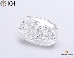 Diamante CVD Cultivado en Laboratorio de 5.00 Quilates, Corte Cojín, Color D, Claridad VS1, con Certificado IGI, Obra Maestra para Joyería Audaz - Product Image 1