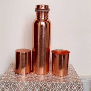 Pure Copper Modern Luxury Herbal Water Bottle with Large Capacity - Product Image 6