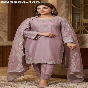 Collection Premium de Salwar-Suit et Dupatta en viscose cristalline entièrement brodés, fabriqués à Surat - Product Image 1