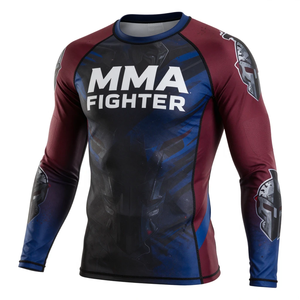 Rashguard Deportivo para Exteriores, Compresión, Entrenamiento, MMA, Ecológico, Spandex/Poliéster, Venta Caliente - Product Image 3