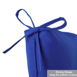 Set di 2 cuscini trapuntati per sedia Adirondack, per sedie a dondolo da giardino, patio, portico, casa, ufficio, con supporto lombare alto - Product Image 2