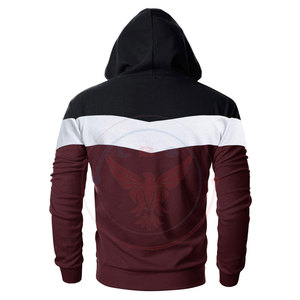 Sweat-shirts d'hiver pour hommes LBS de qualité supérieure, à empiècements unis, avec logo personnalisé, en tissu polaire respirant et écologique, coupe-vent - Product Image 3
