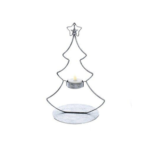 Porte-bougie en métal personnalisé, design élégant et moderne, support de bougie tealight pour Noël, décoration de table, centre de table pour la maison - Product Image 2