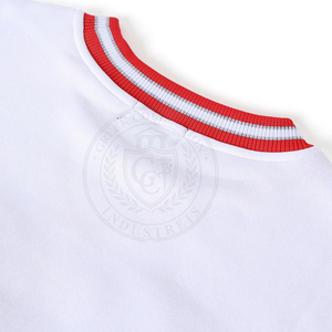 Sorority Delta Sigma Embossed Crew Neck White <b>Red</b> Embroidered Greek Letter DST 100% Cotton Fleece University <b>Women's</b> <b>Sweatshirt</b> - Product Image 4
